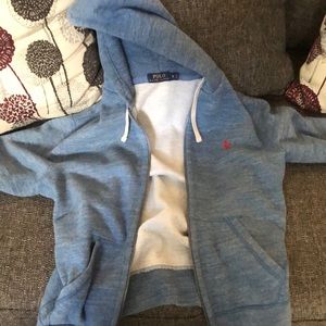 Men’s small Polo Zip up Hoodie